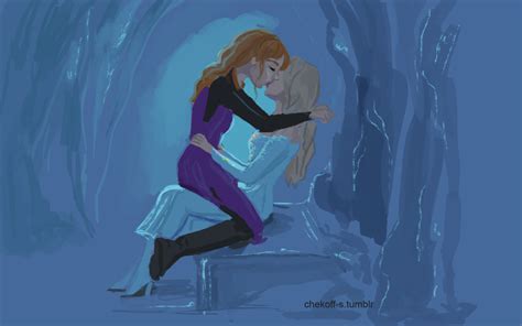 chekoff s “i ship them since 2013… ” disney princess wallpaper anime girlxgirl frozen fan art