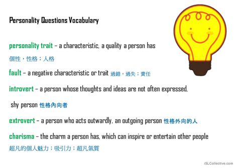 Personality Conversation Questions D English Esl Powerpoints