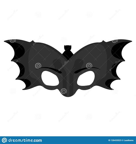 Isolated Halloween Bat Mask Stock Vector Illustration Of Witch Mask