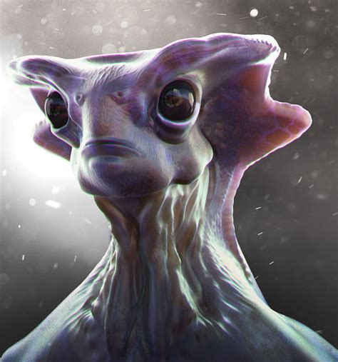 Artstation Spotter Eye Fahmy Hidayat Humanoid Creatures Alien Creatures Fantasy Creatures