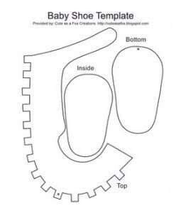 Top baby shoe assembly instructions 1. Baby shoe template | Paper shoes, Shoe template, Baby ...