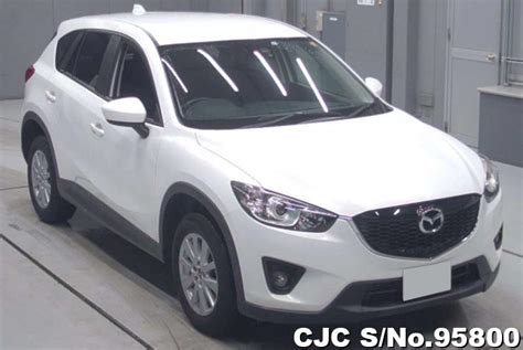 2014 Mazda Cx 5 White For Sale Stock No 95800 Japanese Used Cars