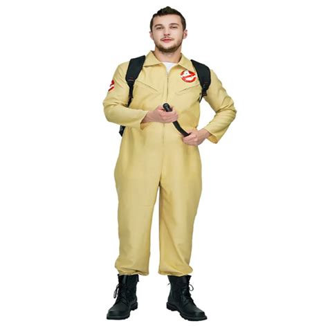 Adult Men Ghostbusters Cosplay Jumpsuit Costume Ghostbusters Uniform