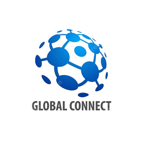 Global Connectivity Vector Hd Png Images Global Connection Logo
