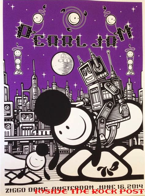 Pearl Jam Poster 16062014 The London Police Poster Ziggo Dome