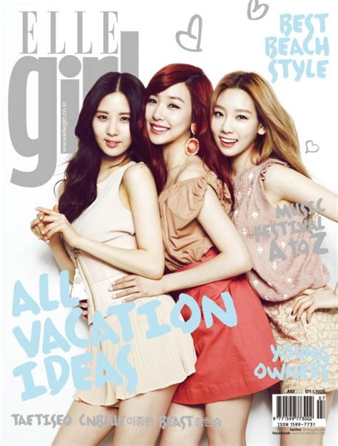 Taeyeon Tiffany And Seohyun Featured In Interview As First Korean Stars On ‘elle Girl’ Korea Cover