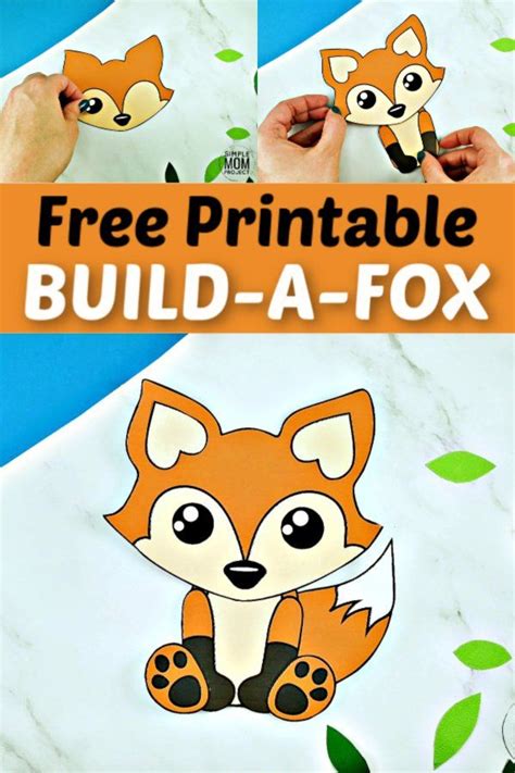 Click And Get These Adorable Woodland Or Arctic Fox Templates To Make