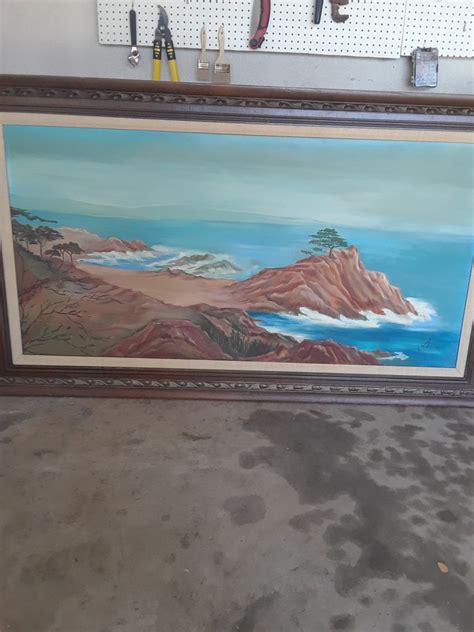 Big Ocean Oil Painting Artifact Collectors