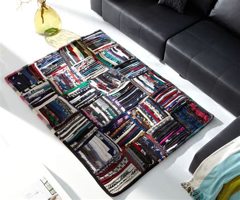 Gerne stehen wir ihnen für fragen zur verfügung. Teppich Franja 300x200 cm Stoff Bunt Flickenteppich | eBay