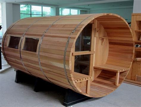 Outdoor Barrel Garden Sauna Room Homemade Sauna Sauna