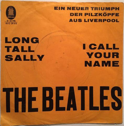 The Beatles Long Tall Sally I Call Your Name 1964 Vinyl Discogs
