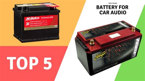 Many people go for a deep cycle battery to power their vehicle's audio system. Top 5 Battery For Car Audio - Best Battery For Car Audio ...