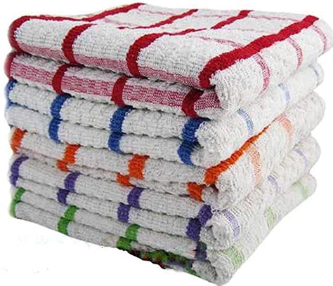Sunshine Comforts 100 Egyptian Cotton Terry Tea Towel Packs