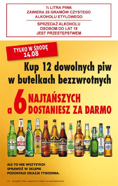 Tym razem jednak z limitem 1 zestaw na 1 kartę moja biedronka. Biedronka 12 sierpnia 2019 W tym tygodniu - promocja 12 ...
