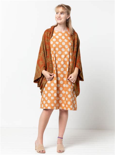 Lena Shift Dress Sewing Pattern Casual Patterns Style Arc
