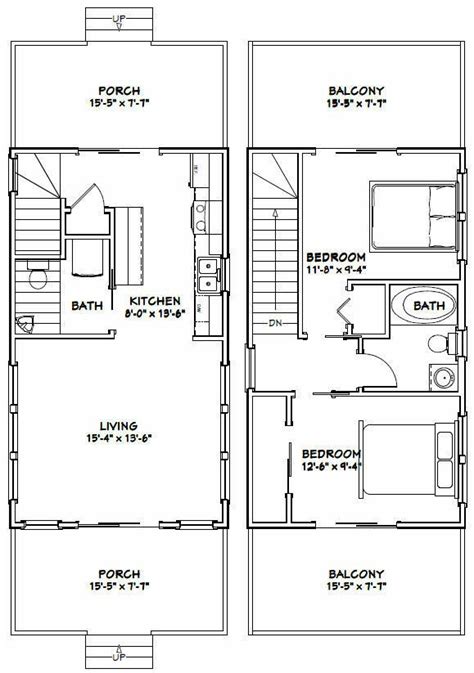 16x28 Home 812 Roof Pitch Pdf Floor Plan 810 Sq Ft Model
