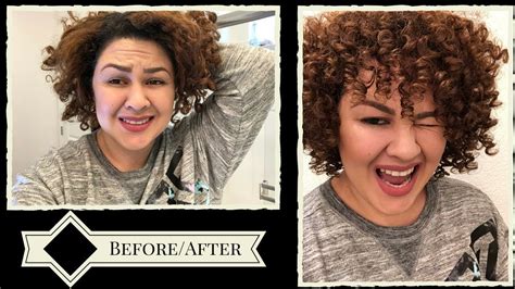 Curly Wash And Go Tutorial W Denman Brush Youtube