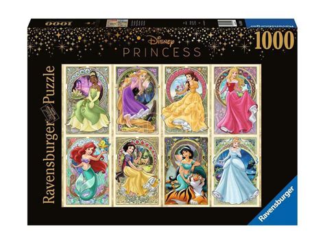 Disney Princess Puzzle Art Nouveau Princesses 1000 Pieces