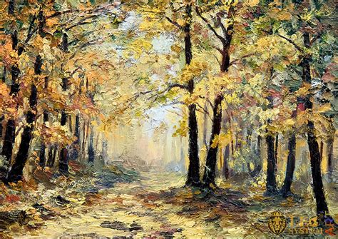 Paintings With Magnificent Forest Landscapes Leosystemart