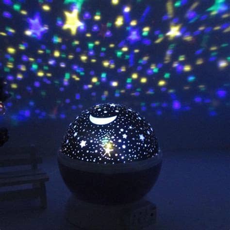 Projektion sternen himmel nachtlicht leuchten blitze led. LED Sternenlicht Nachtlicht Baby Lampe Projektion ...