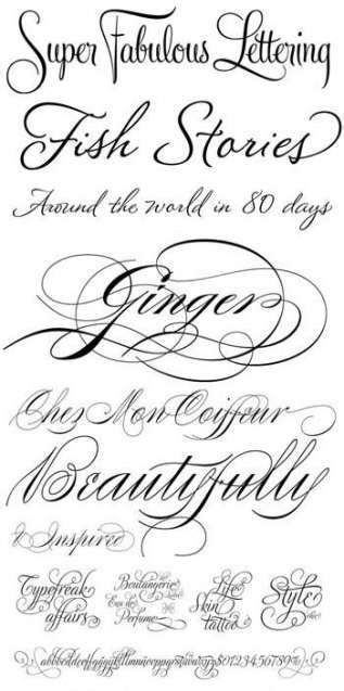 34 Ideas For Tattoo Fonts Cursive Pretty Scripts Fancy Fonts Tattoo