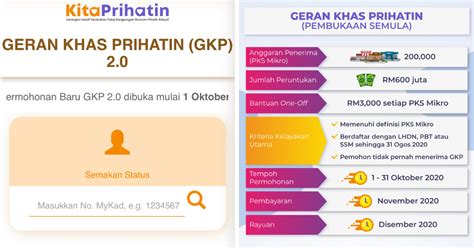 Sila masukkan nombor my.kad 12 digit. Semakan GKP 2.0 Bermula 27 Nov, Pembayaran Pada 30 Nov 2020