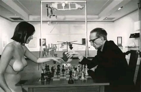 Adalberto Alves On Twitter Julian Wasser Duchamp Playing Chess With