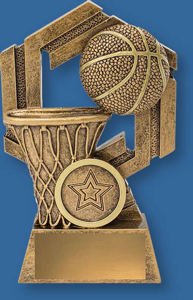 Basketball Trophy Generic Resin Redux Series Can Be Engraved