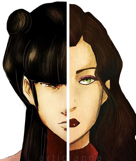 Parallels Mai And Asami The Last Airbender Legend Of