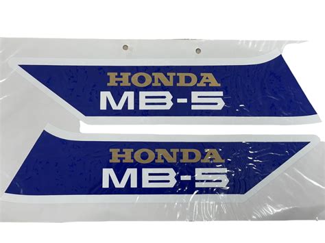 Stickerset Mod Honda Mb Ac R Rood Pb Blauw Honda M Onderdelen