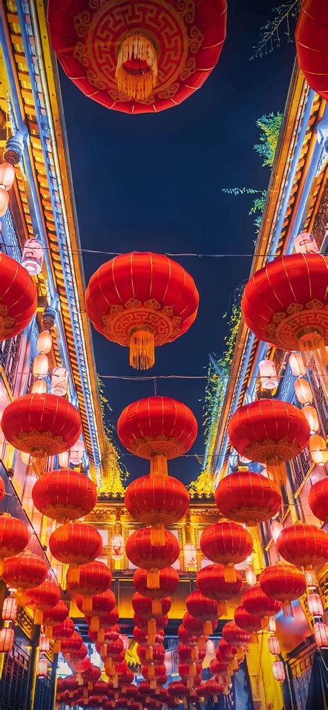 Lantern Festival Wallpaper 4k Chinese New Year China Lanterns