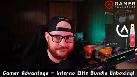 Gamer Advantage Gaming Glasses Inferno Elite Bundle Unboxing Youtube