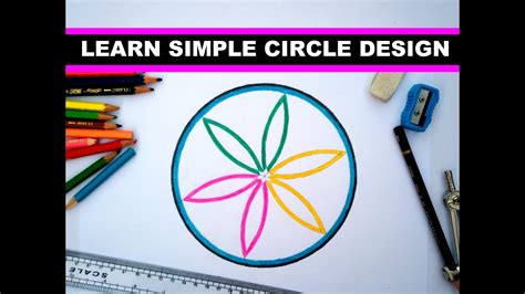 Learn Simple Design In Circle Youtube