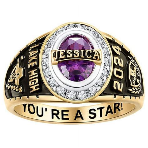 Order Now For Graduation Freestyle Womens Cz Oval Stone Personalized