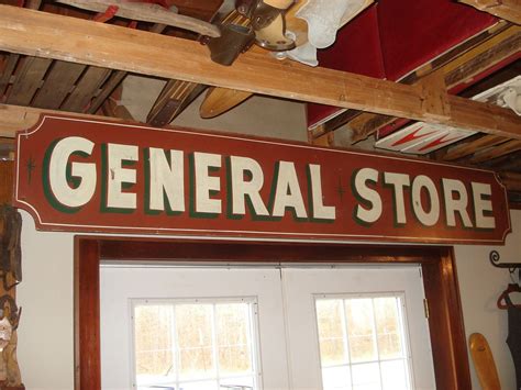 Vintage General Store Sign Northern Michigan General Store Etsy