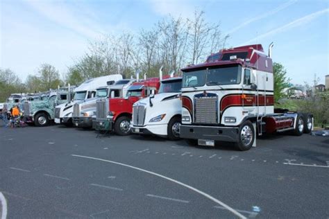 Truck Convoy For Wishes Event In Gettysburg