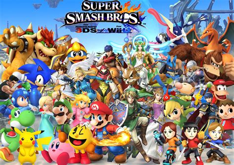 Super Smash Bros For Nintendo 3ds And Wii U 4k Ultra Hd Fondo De