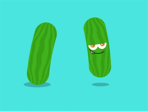 Jumping Cucumbers By Ragaey Sameh On Dribbble