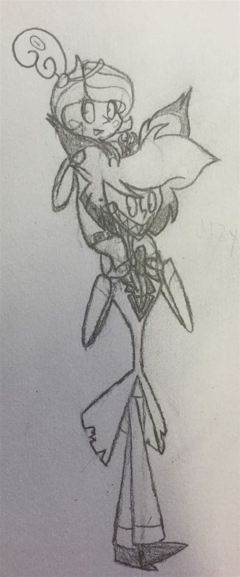 Alastor Mimzy Piggyback Doodle Hazbin Hotel Official Amino