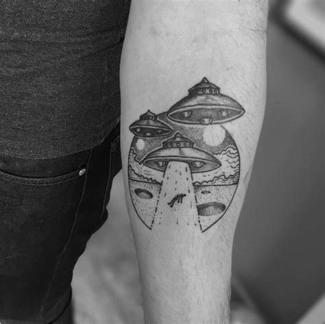 50 Alien Ufo Tattoos For Men 2020
