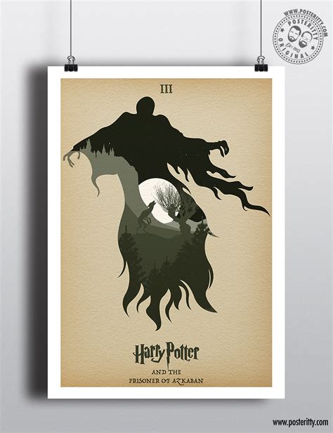 Prisoner Of Azkaban Minimal Harry Potter Movie Poster — Posteritty