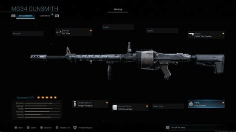 Modern Warfare Season 5 Mg34 Setup Guide And Best Attachments For Your