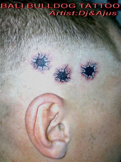 Bullet Hole Tattoos