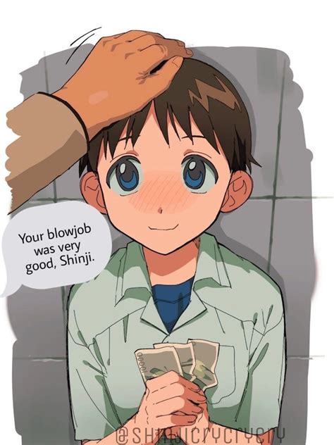 Your Blowjob Was Very Good Shinji Ikari Shinji Shinji Ikari