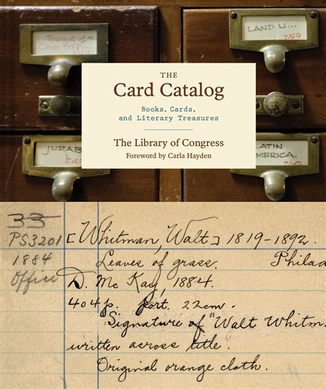 The Card Catalog Books Cards And Literary Treasures By Library Of
