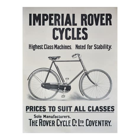 Imperial Rover Cycles Twentieth Century Posters