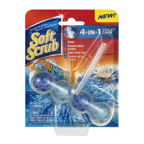 soft scrub 4 in 1 toilet care alpine fresh scent toilet cleaner with