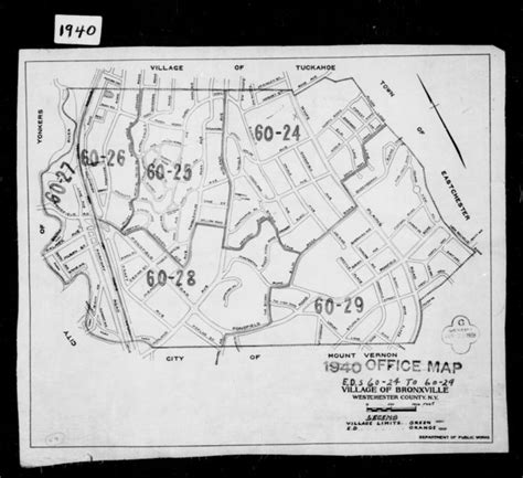 Census Enumeration District Maps For 1940 And 1950 Available Digitally