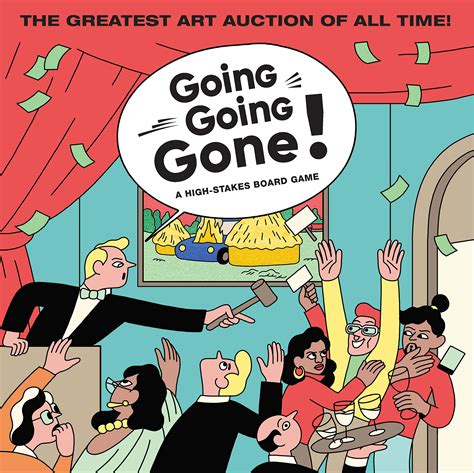 ‘going Going Gone Board Game Pretend To Be A Rich Art Collector