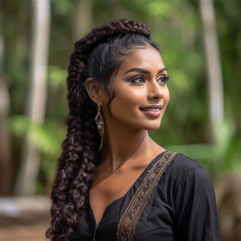 Premium Ai Image A Beautiful Sri Lankan Girl
